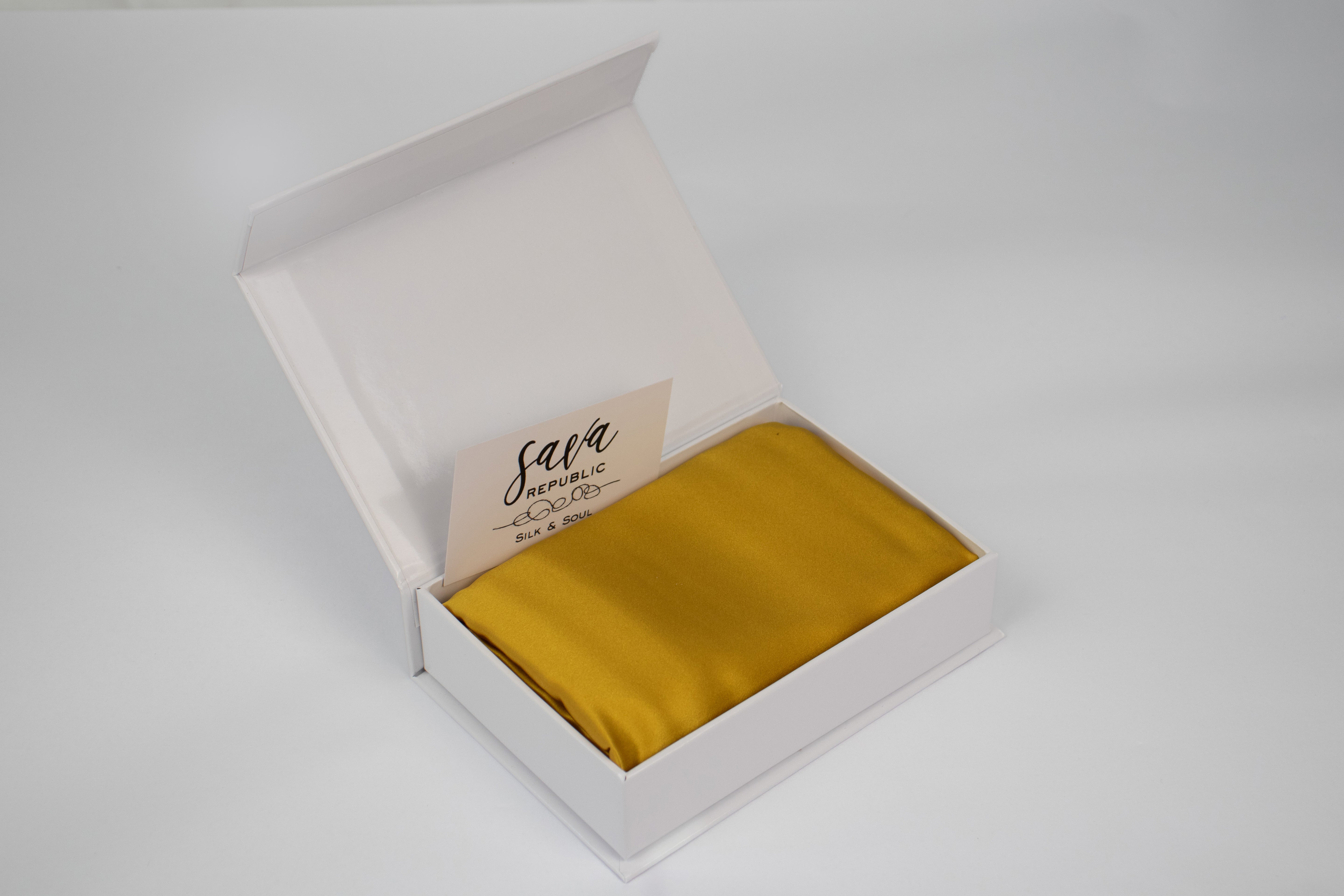 Silk Pillowcase Gold