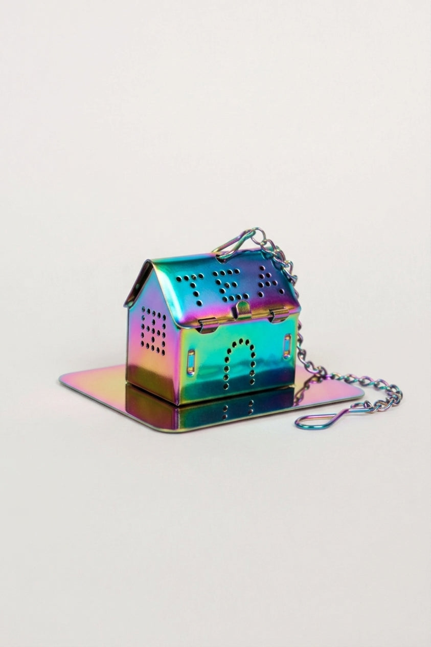 Stainless Steel House Tea Infuser Rainbow