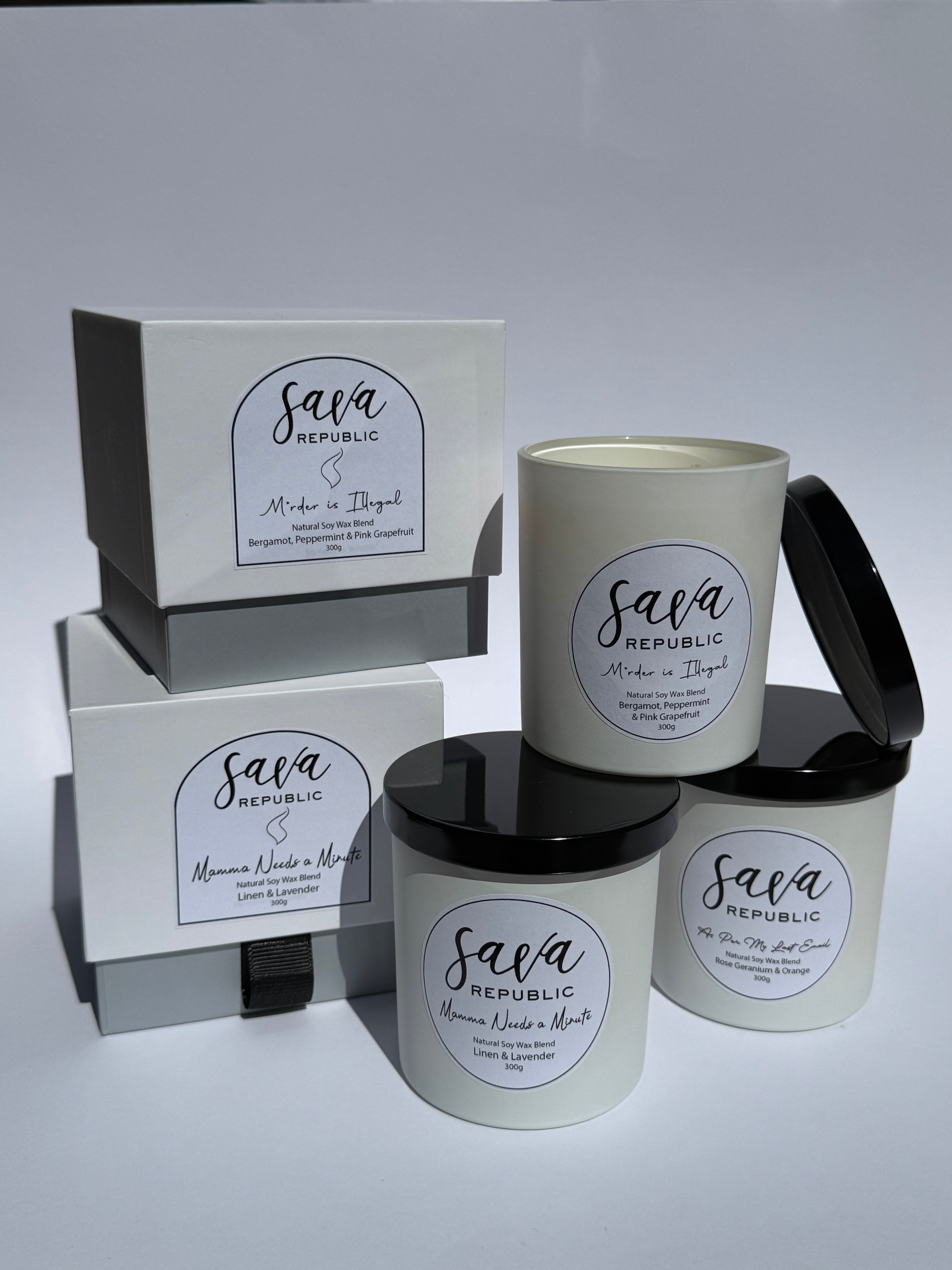 Hand-Poured Soy Candles