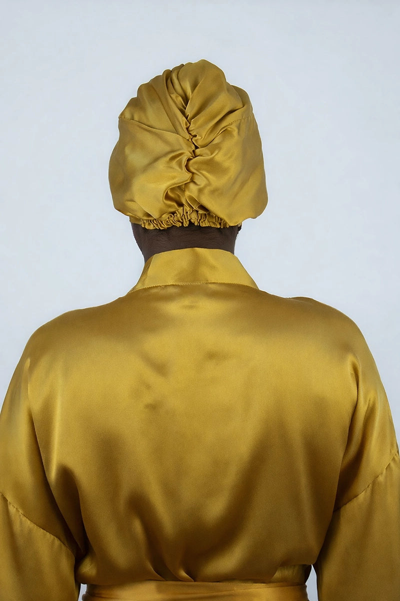 Silk Turban Gold