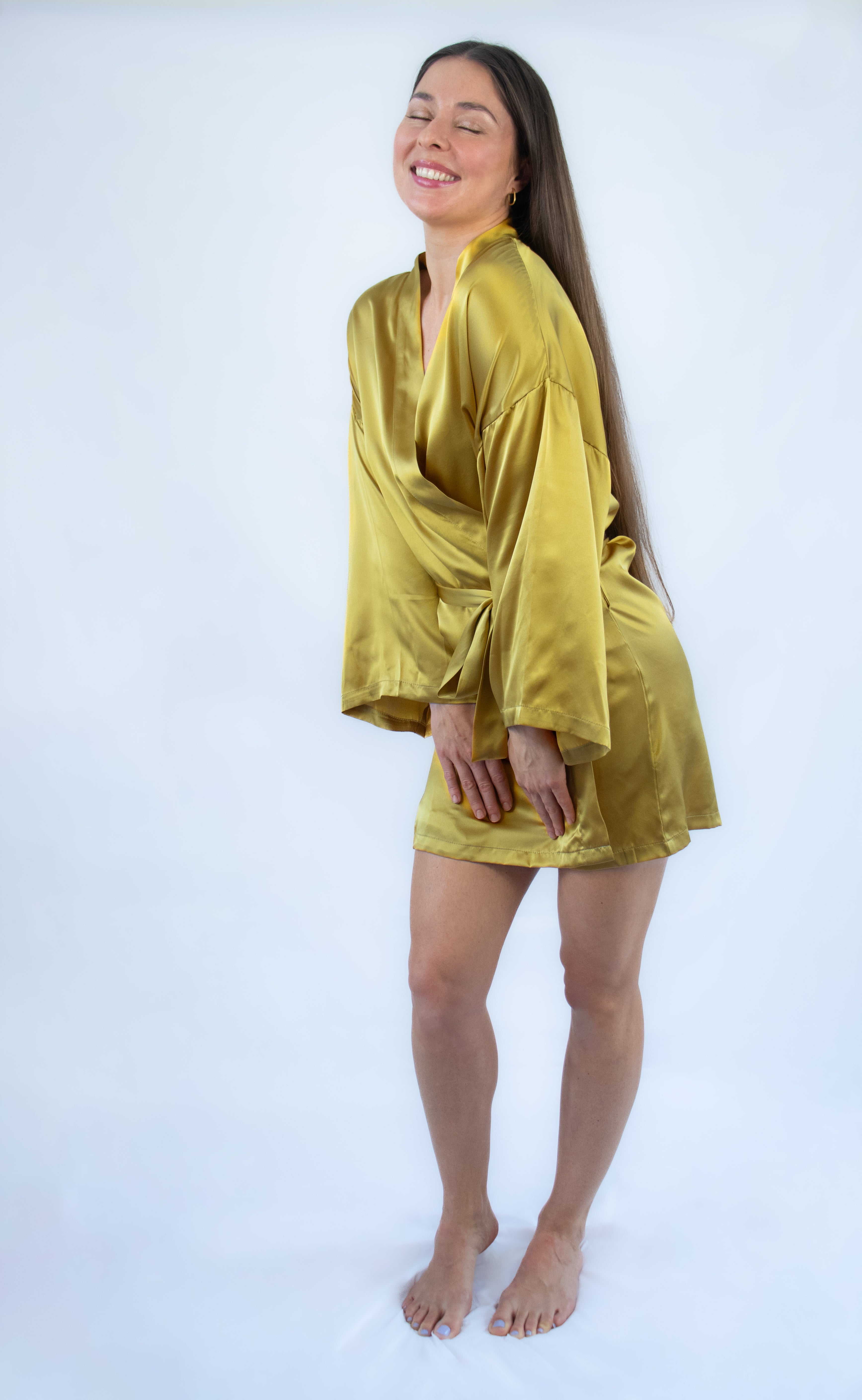 Silk Robe Gold