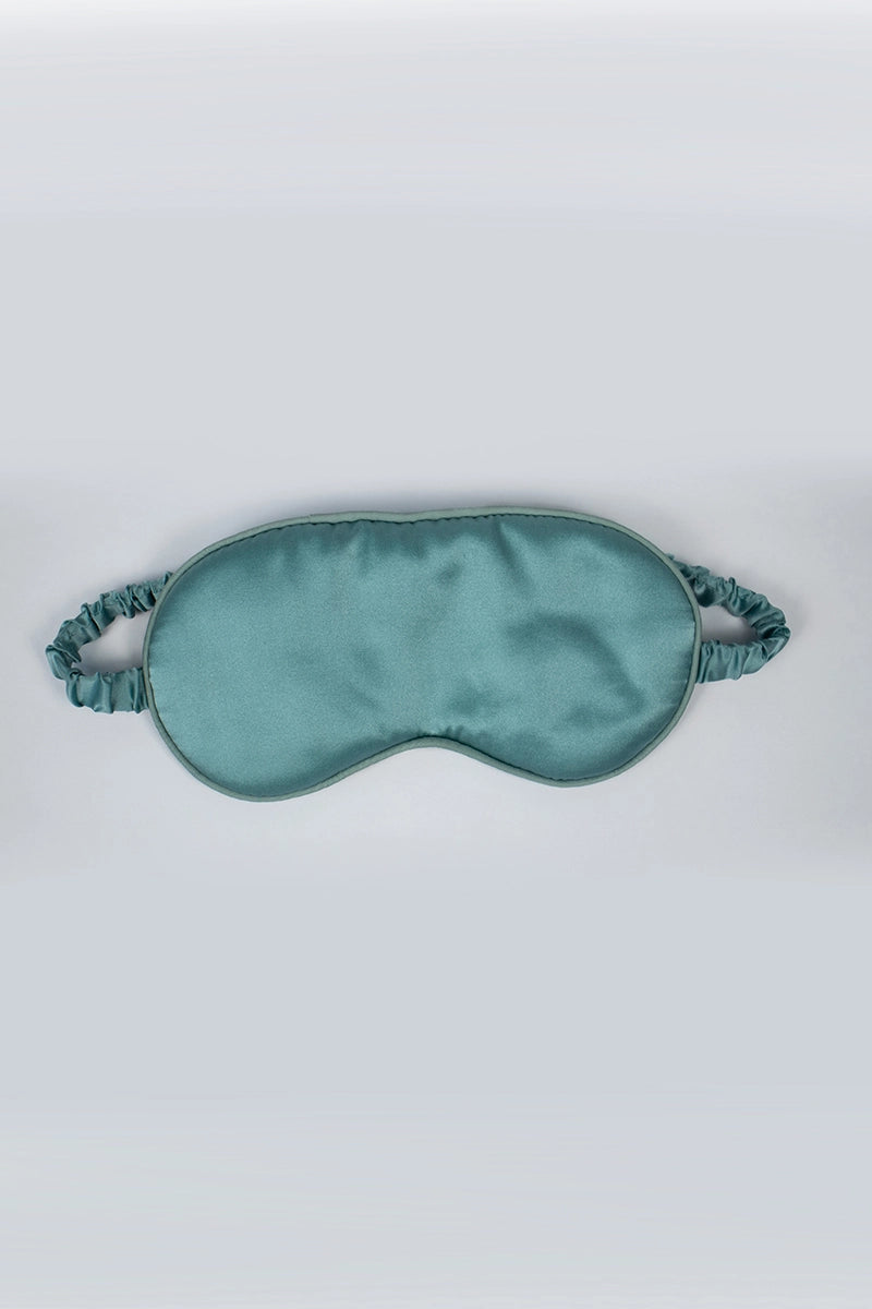 Silk Eye Mask Teal