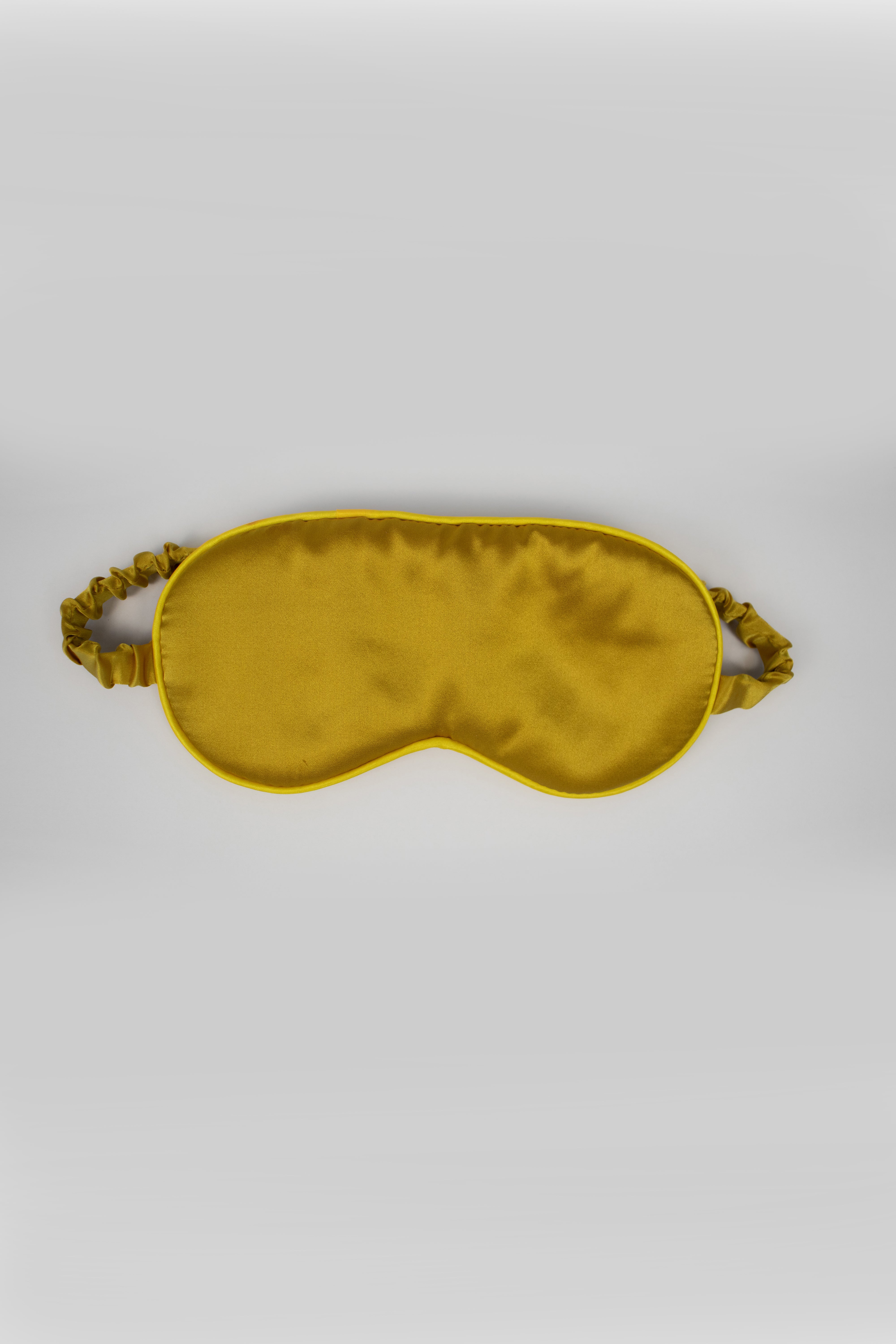 Silk Eye Mask Gold