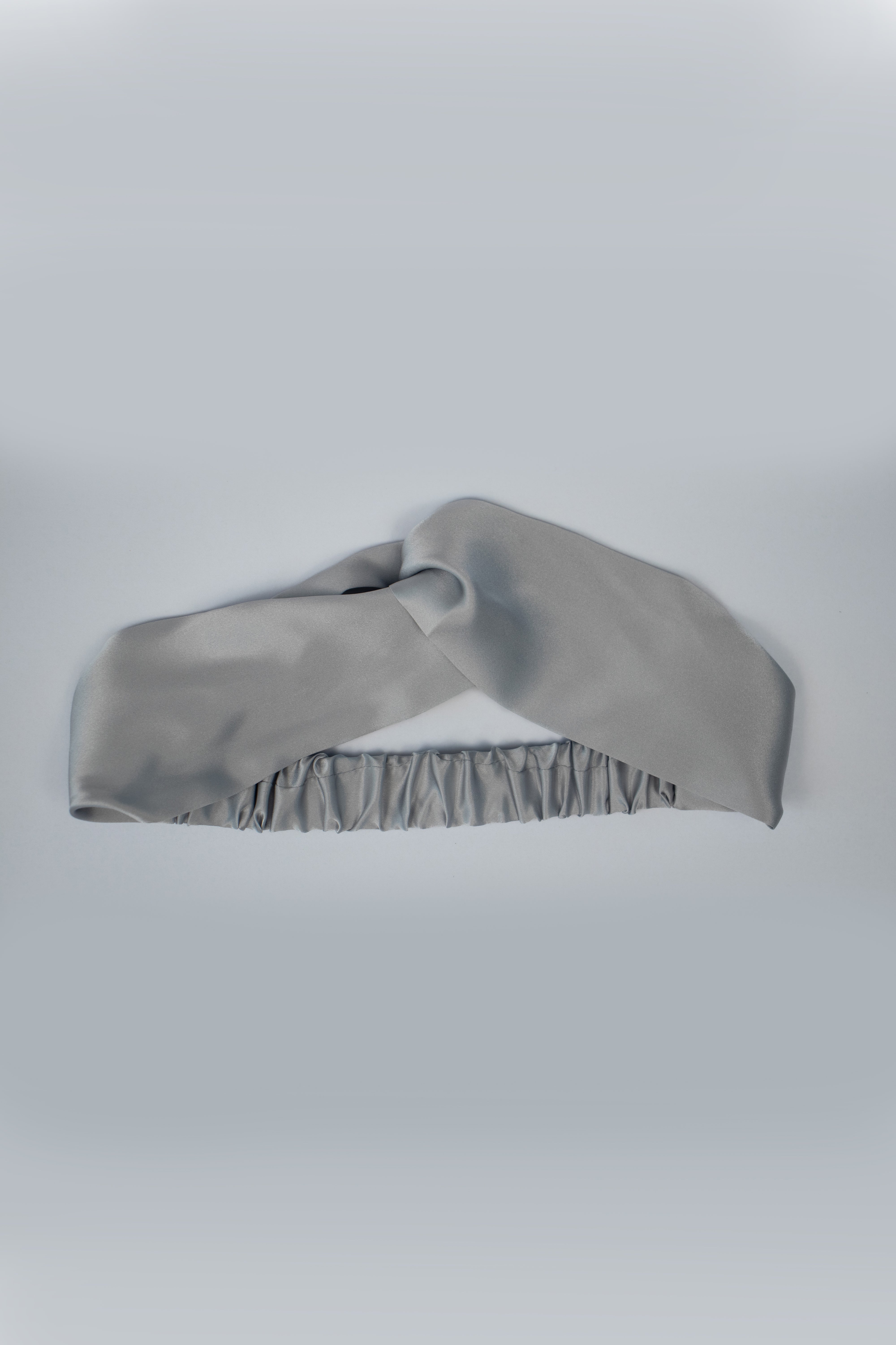 Silk Headband Silver