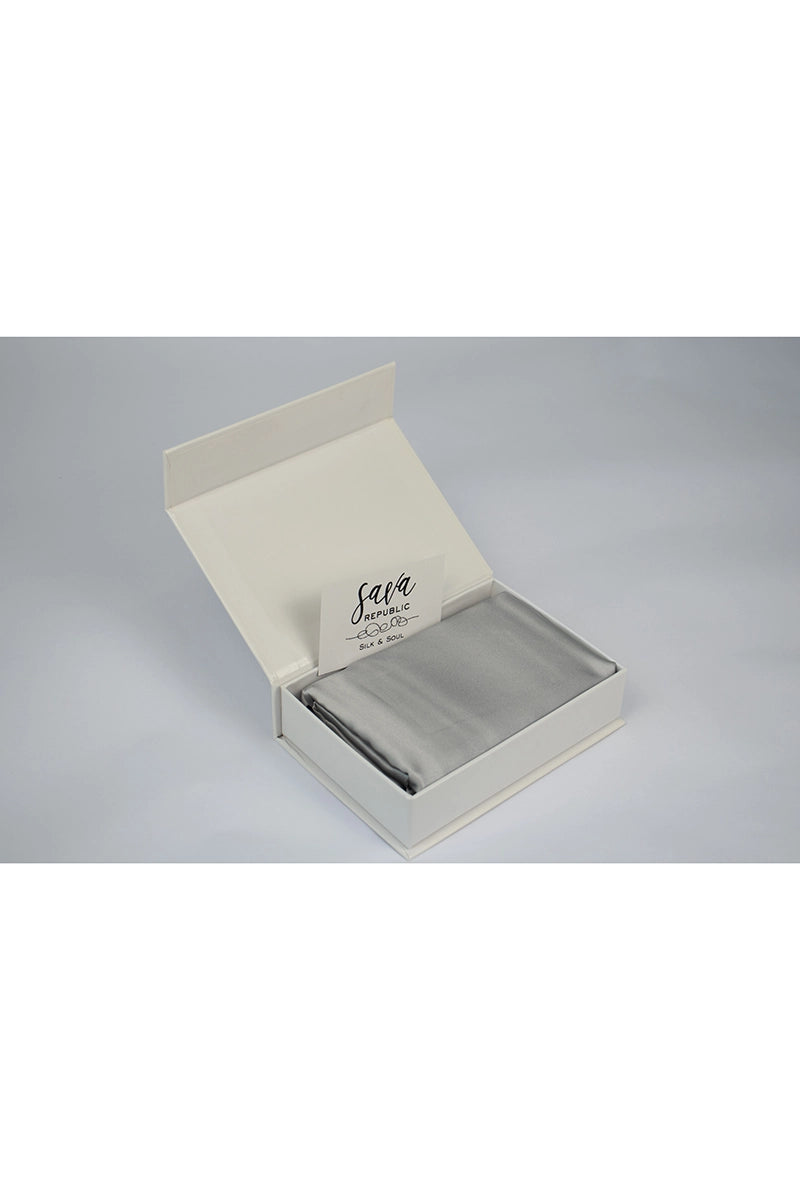 Silk Pillowcase Silver