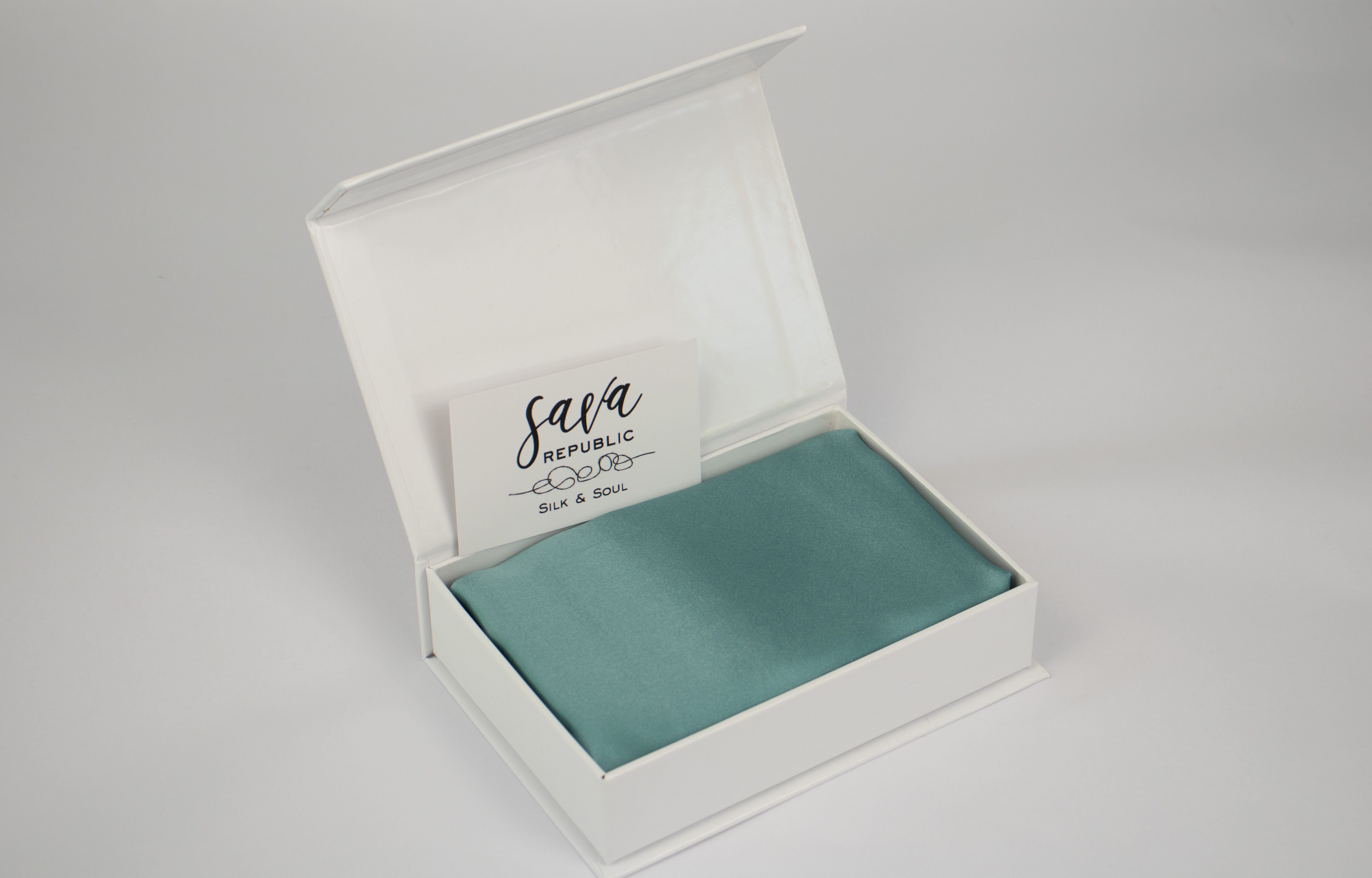 Silk Pillowcase Teal