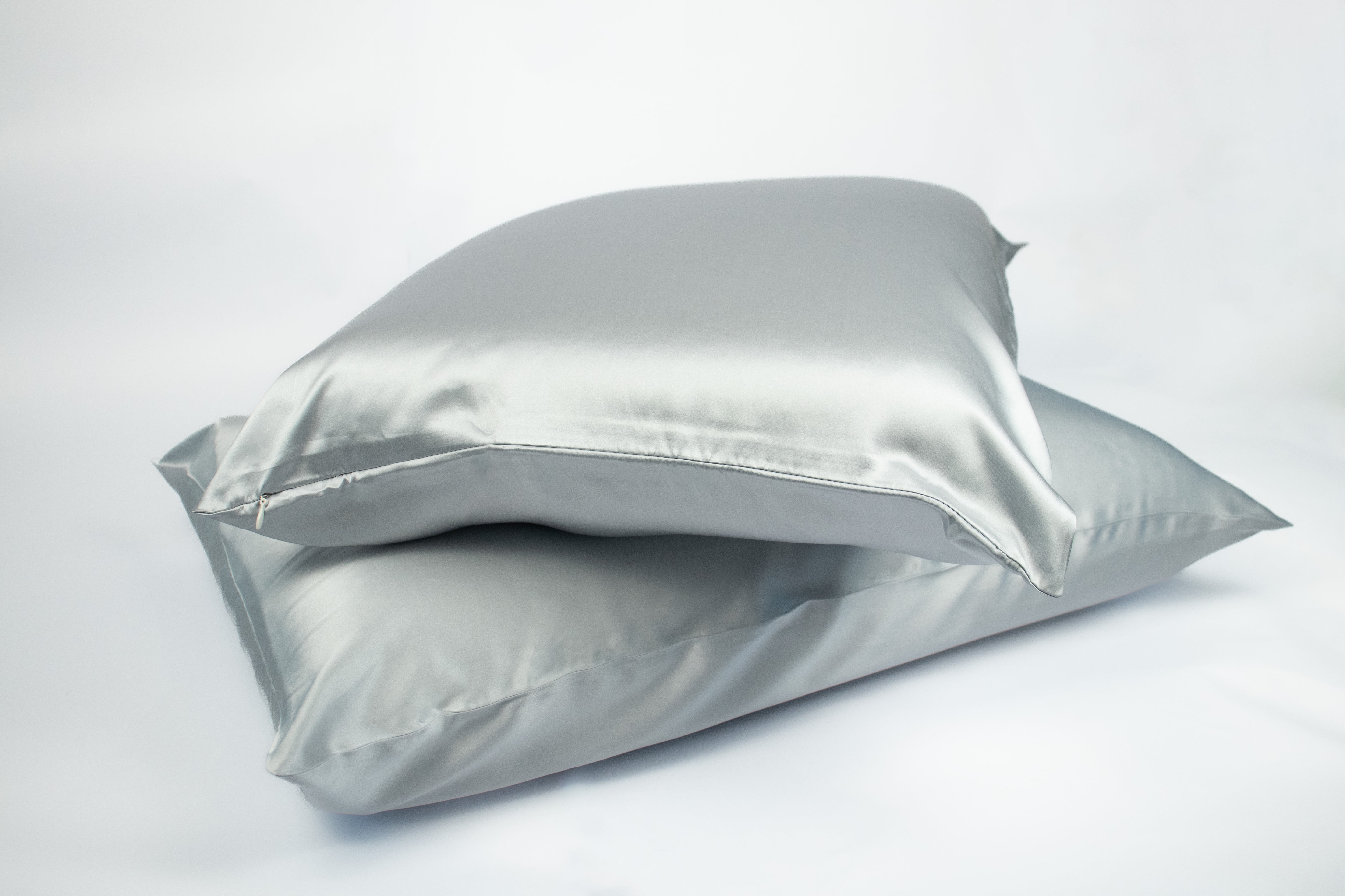 Silk Pillowcase Silver