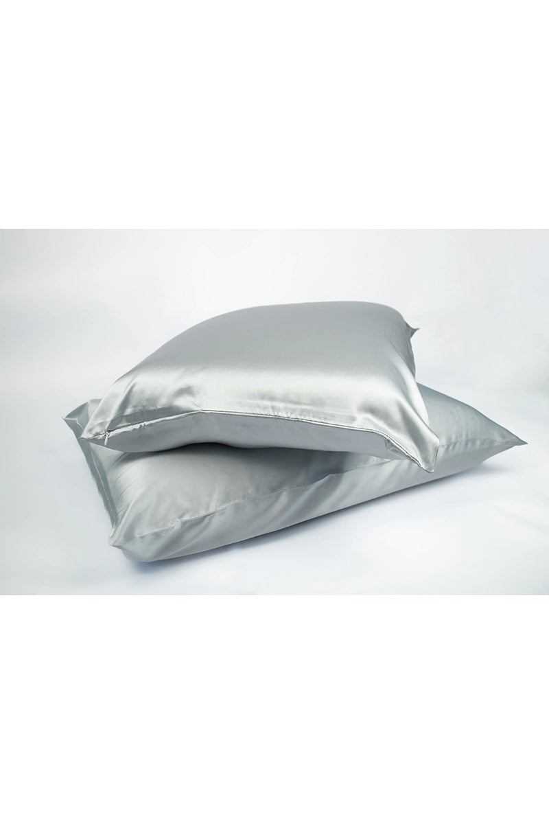 Silk Pillowcase Silver