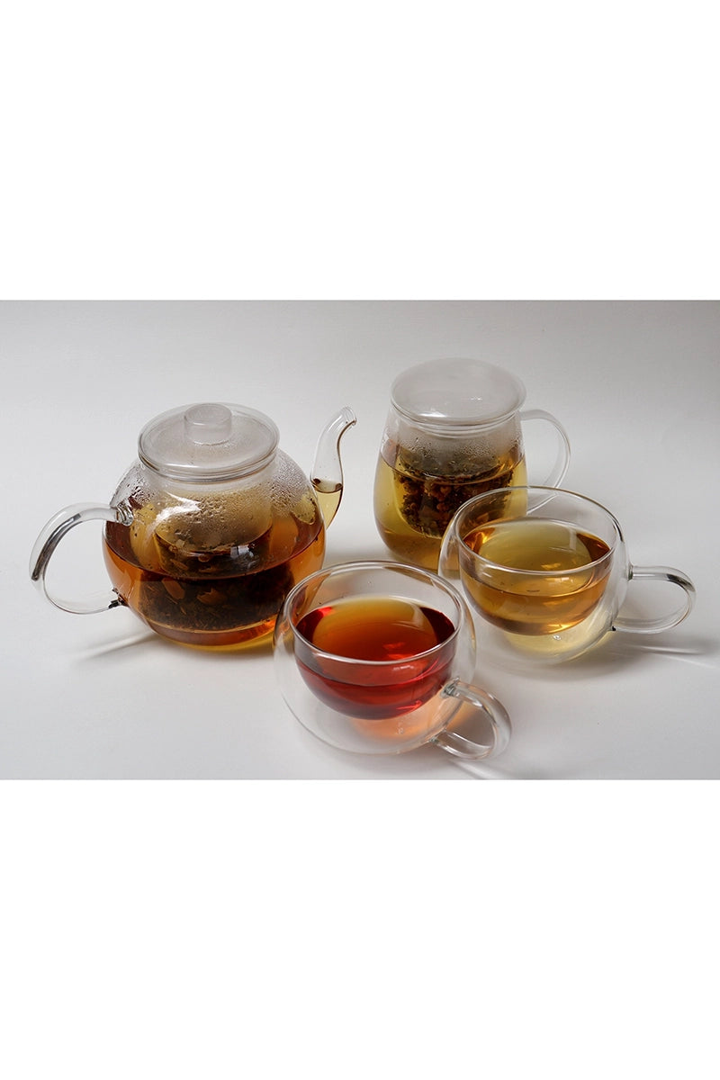 Double Wall Glass Cups (Set of 2) 320ml