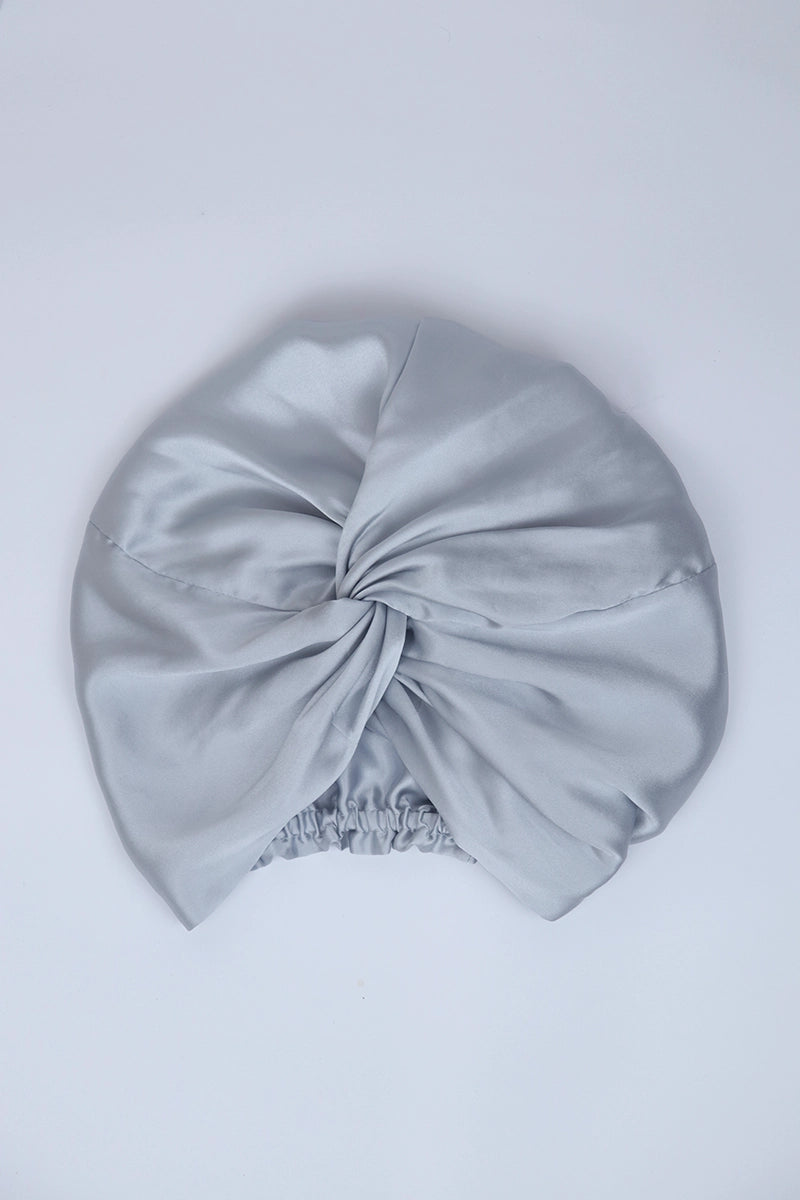 Silk Turban Silver