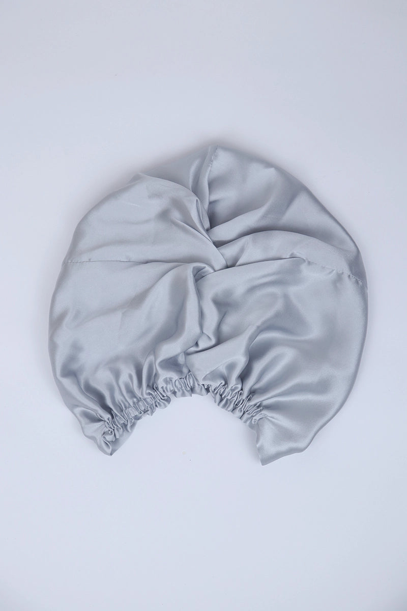 Silk Turban Silver